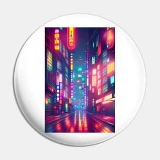 Tokyo Neon Anime Japan Night Street Vibes <3 Pin