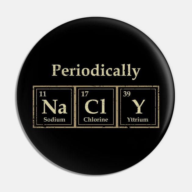 Periodically Salty Pin by kg07_shirts