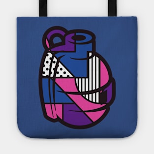 Abstract Grenade Geometric Shapes Tote