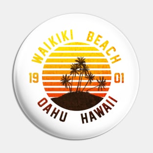 Waikiki Beach Pin