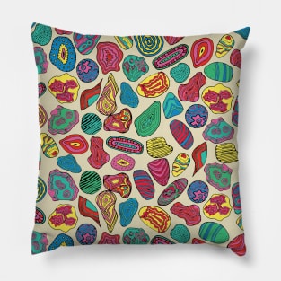 Gems, crystal stones pattern-Kika Pillow