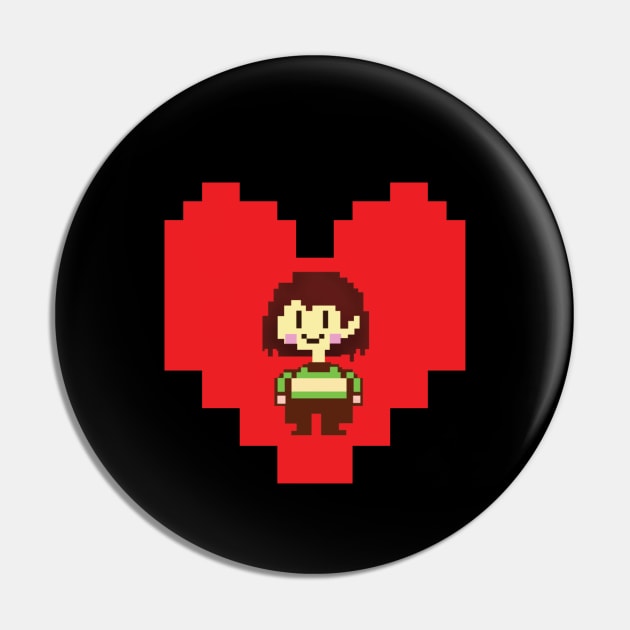 Chara's Soul Pin by mattrodz