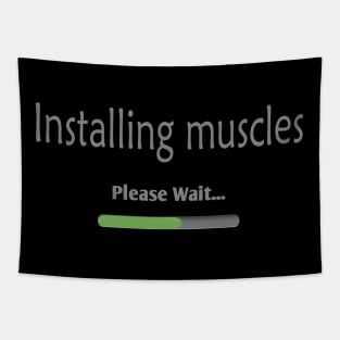 Installing muscles... Please Wait Tapestry