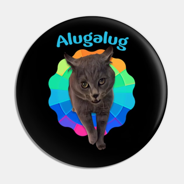 Alugalug Meme Cat ,Singing Cat Pin by AT Digital