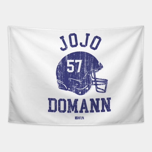 JoJo Domann Indianapolis Helmet Font Tapestry by TodosRigatSot