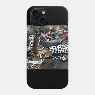 Cow scooter Phone Case