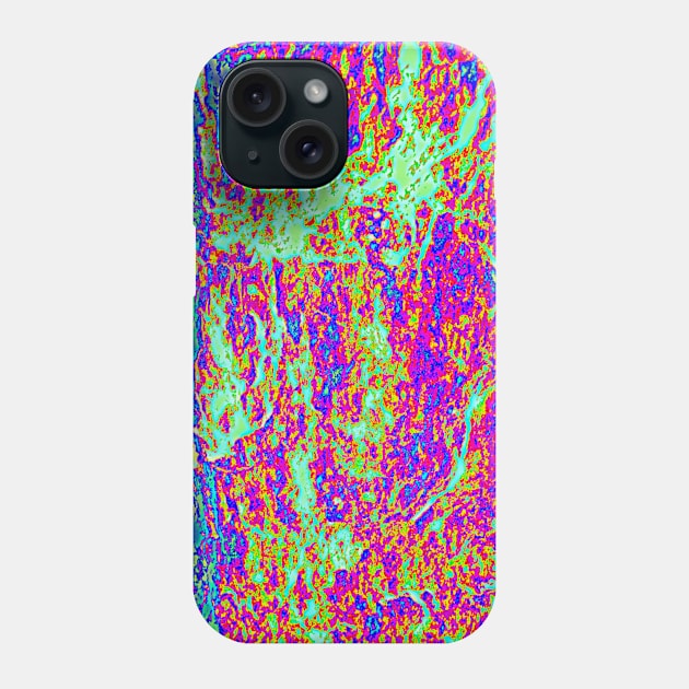 Digital hot rock inversion Phone Case by stevepaint