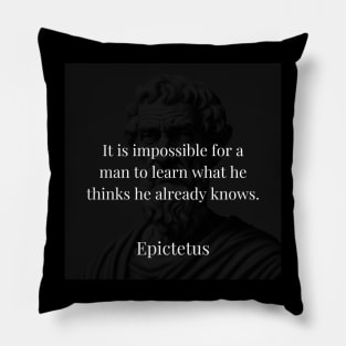 Epictetus's Revelation: The Barrier of False Knowledge Pillow