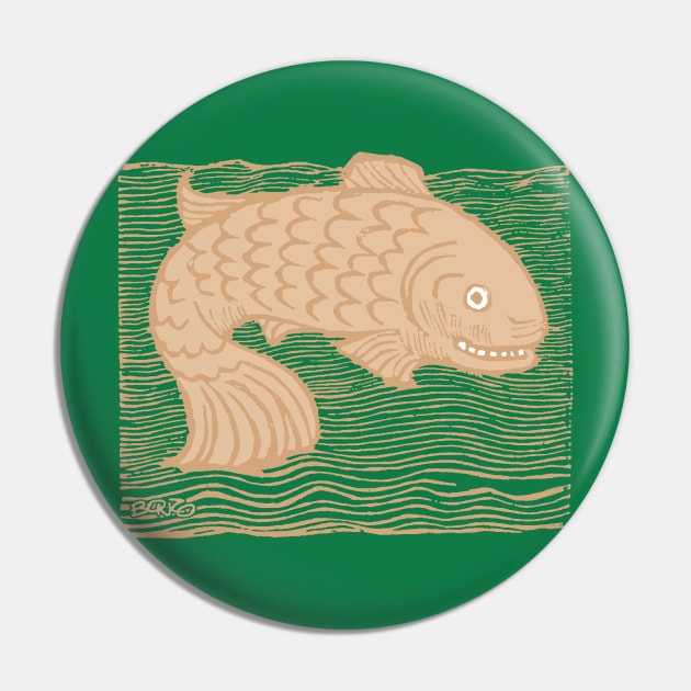 Fish-3 Pin by BonzoTee