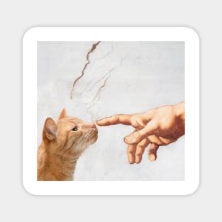 Creation of Adam miau Magnet