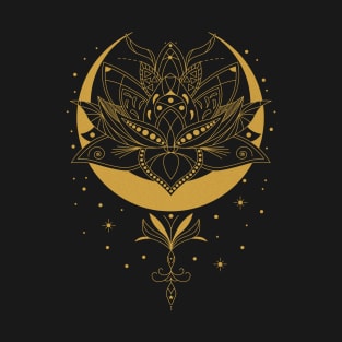 Moon Lotus Flower T-Shirt