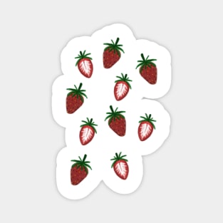 Strawberries Magnet