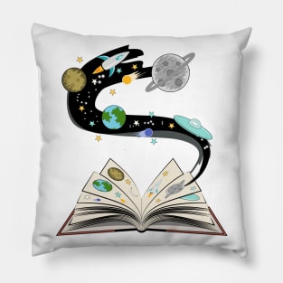 Galaxy Art Book Pillow