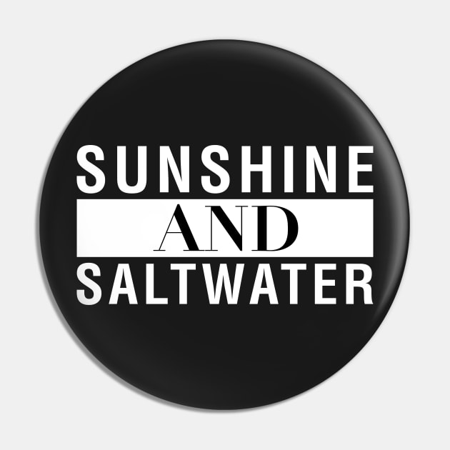 Sunshine And Saltwater Pin by CityNoir