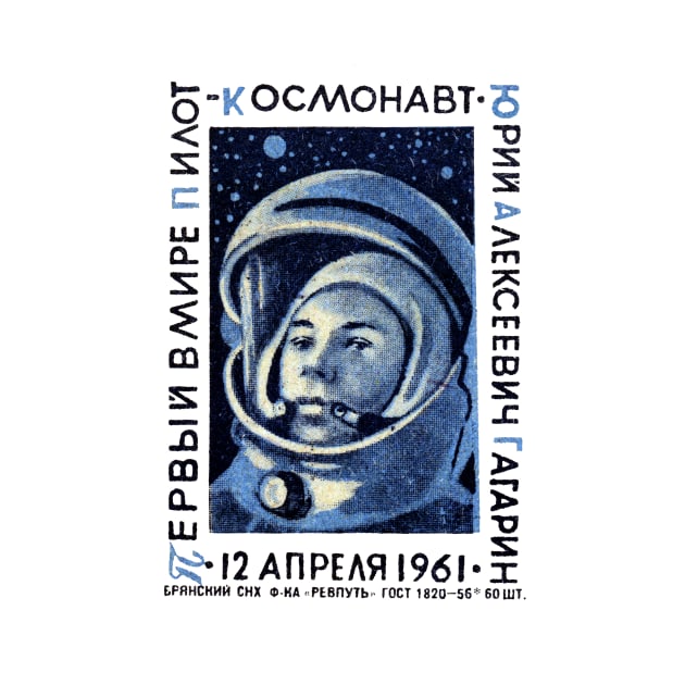 1961 First Man in Space, Yuri Gagarin by historicimage