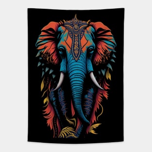 Serenity in Herds: Finding Peace with Elephant Kin Tapestry