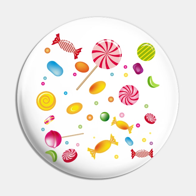 A lot of candy, candy, lollipops and chewing gum Pin by Kisho