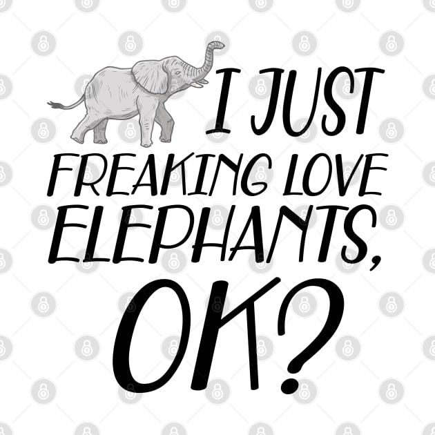 Elephant - I just freaking love Elephants, OK? by KC Happy Shop