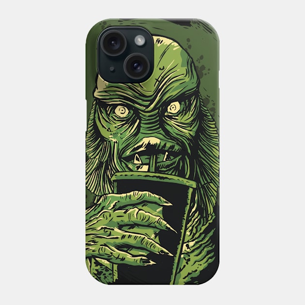 Black Lagoon Phone Case by LYNEXART