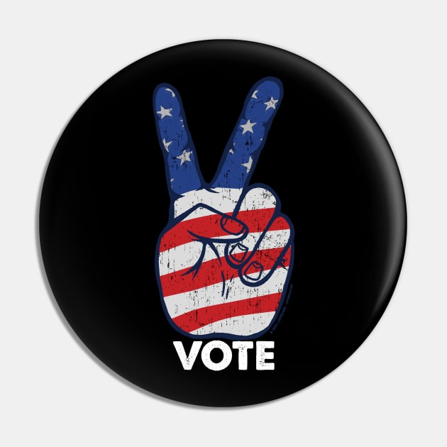 VOTE AMERICA Pin by Jitterfly
