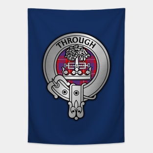 Clan Hamilton Crest & Tartan Tapestry