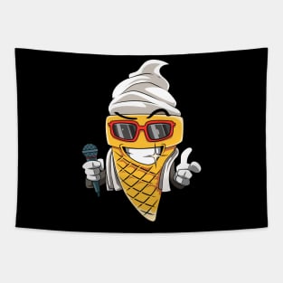 Ice Cream Cool Summer Vacation Glasses Tapestry