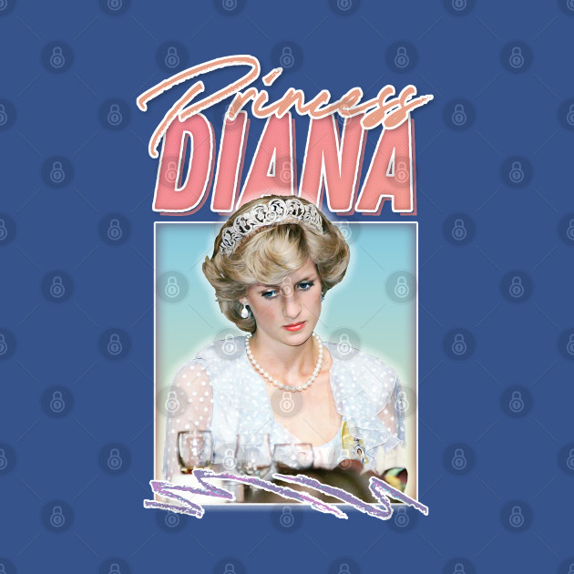 Disover Princess Diana /// Retro 90s Fan Art - Royal Family - T-Shirt