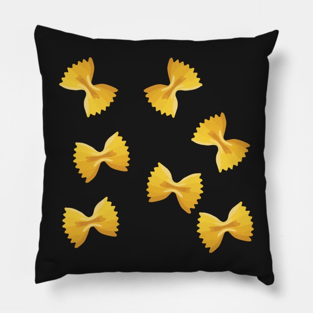 Farfelle pasta type Pillow by Holailustra