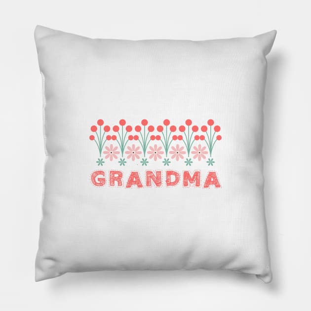 Grandma Gift Pillow by Gestalt Imagery