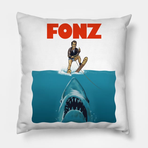 FONZ Pillow by Peter Katsanis Art