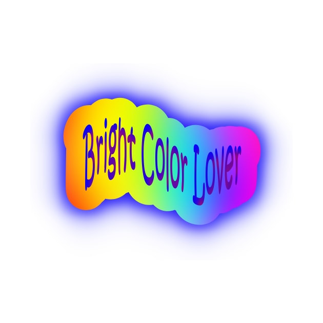 Bright Color Lover Neon Rainbow by Creative Creation