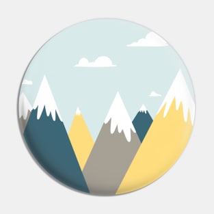 snow peaks mountains Pin