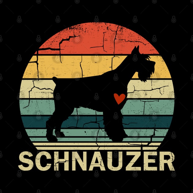 Vintage Schnauzer Dog Lover by chung bit