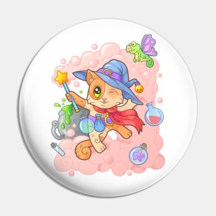 cute wizard cat Pin