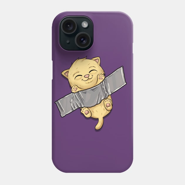 cat cute kawaii funny kittens Phone Case by the house of parodies