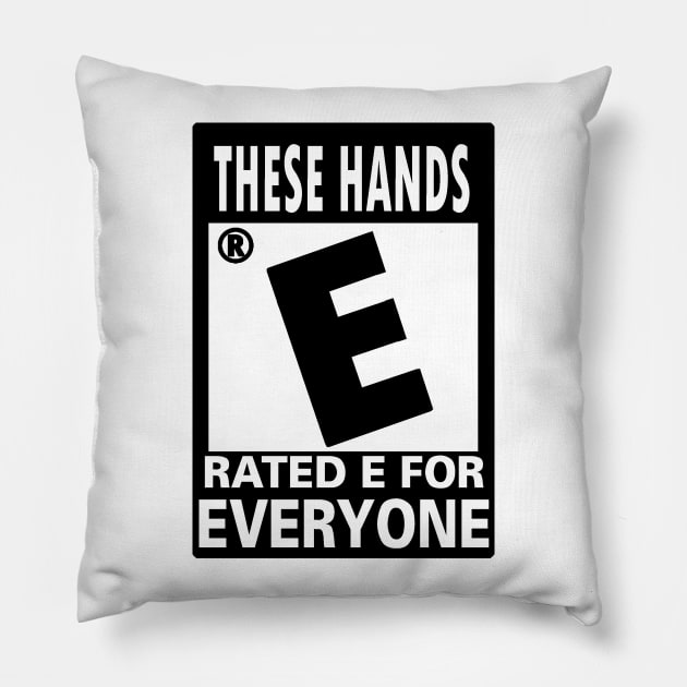 These Hands Pillow by CrossedGFX