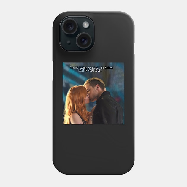 Clace First Kiss Music Moment Phone Case by vickytoriaq