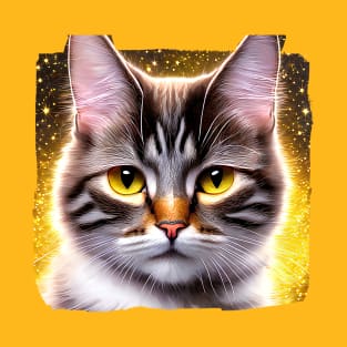 Golden Eyed Tabby Cat T-Shirt