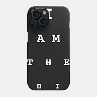 I am the shit (jet black) Phone Case