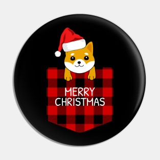 Christmas Dog Pin