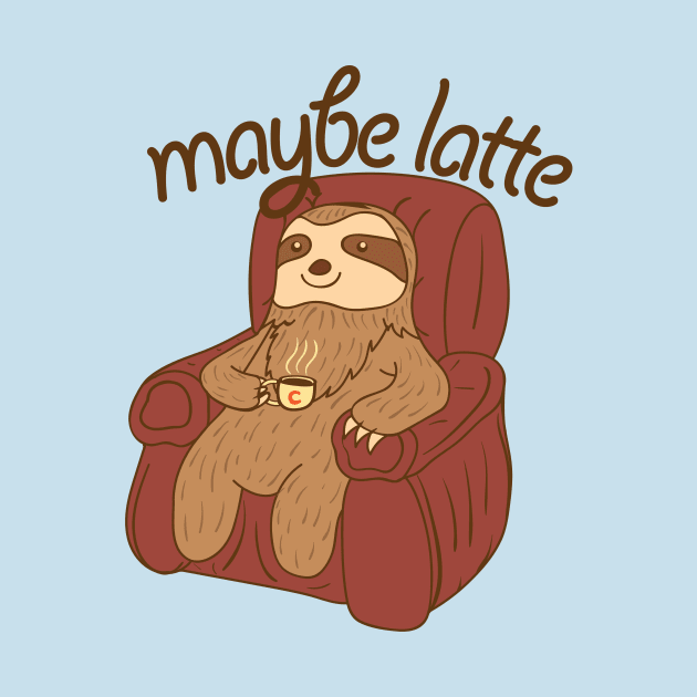 sloth and latte by kangkoeng