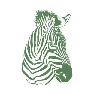 Fern Green Zebra T-Shirt