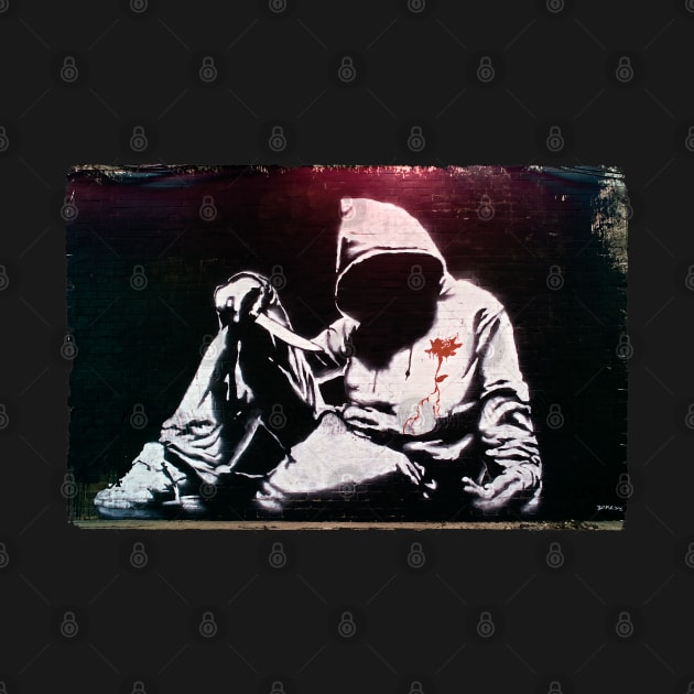 Hoodie by Banksy by Respire