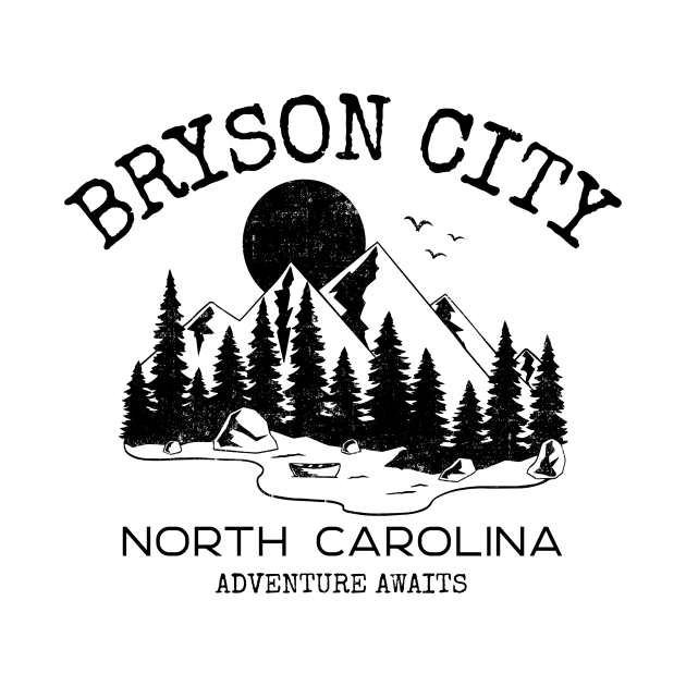 Bryson City, North Carolina by Mountain Morning Graphics