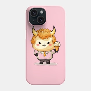 Sheep kawaii ice cream cone junk food T-Shirt cute  funny Phone Case