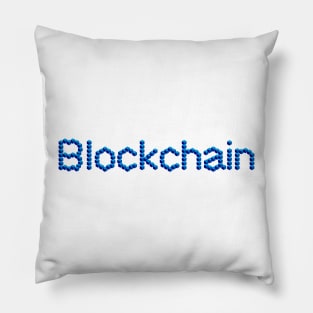 blockchain type, new technology, future technology Pillow