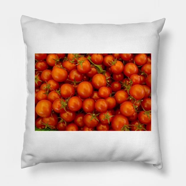 Garden Tomatoes 4 Pillow by Robert Alsop