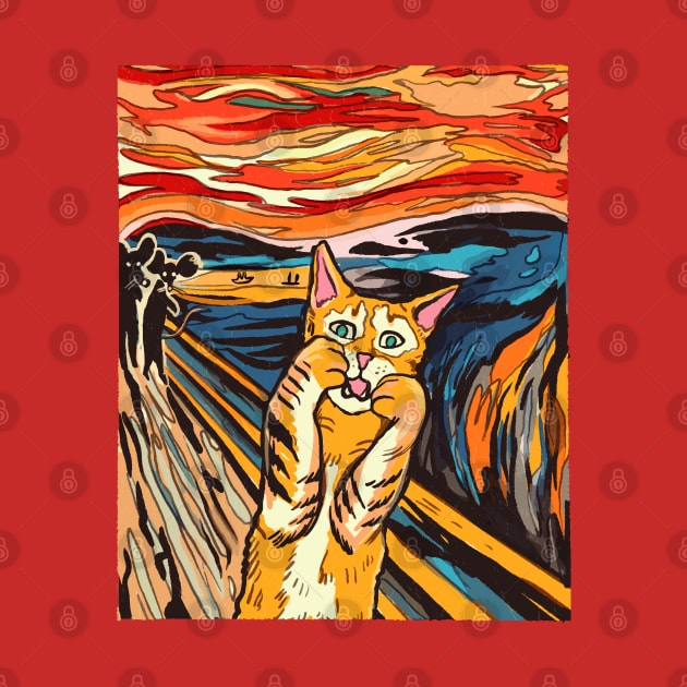 Cat Scream Munch by Hmus