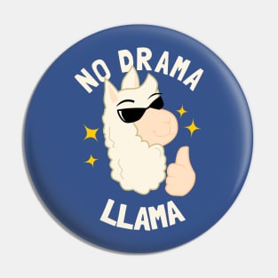 No Drama Llama Pin