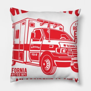 AMBULANCE, EMERGENCY RIDE Pillow